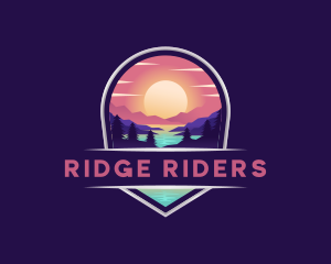 Travel Mountain Destination logo design