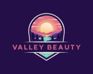 Travel Mountain Destination logo design