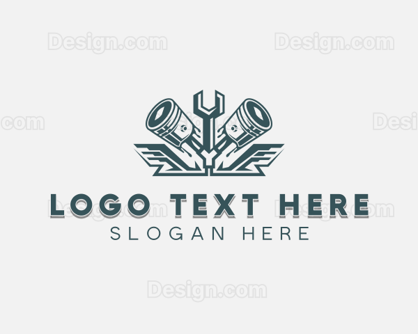 Automotive Engine Repair Logo