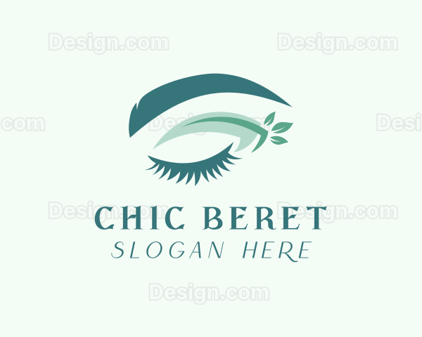 Natural Woman Beauty Eyelash Logo