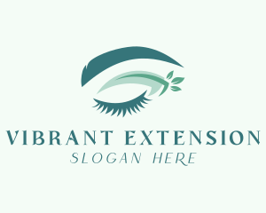 Natural Woman Beauty Eyelash logo design