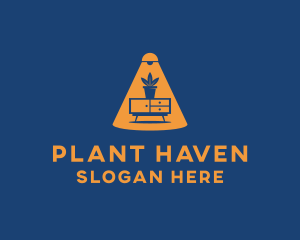 Drawer Plant Spotlight logo design