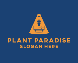 Drawer Plant Spotlight logo design