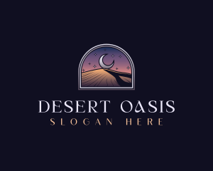 Desert Moon Travel logo design