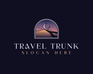 Desert Moon Travel logo design