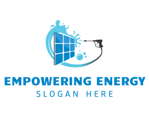 Cleaning Solar Panel Service logo design