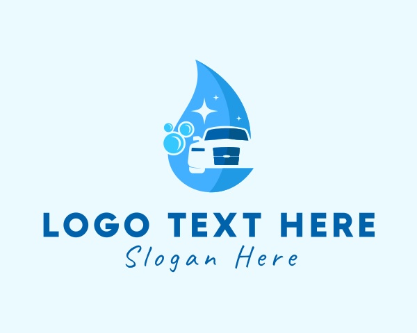 Washing logo example 1