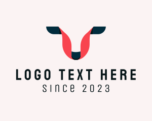 Fabric - Handicraft Ribbon Letter V logo design