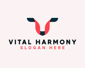 Ribbon Company Letter V logo design