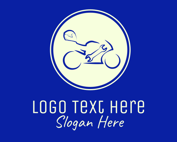 Motorbike logo example 2