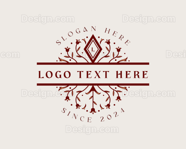 Wedding Event Flower Logo