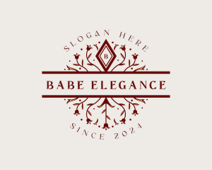 Wedding Event Flower logo design