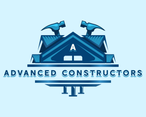 Renovation Hammer Contractor logo design