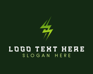 Lightning Electricity Charge Logo