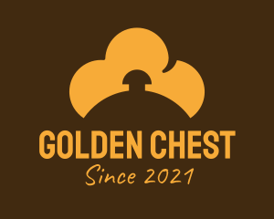 Golden Chef Hat  logo design