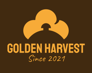 Golden Chef Hat  logo design