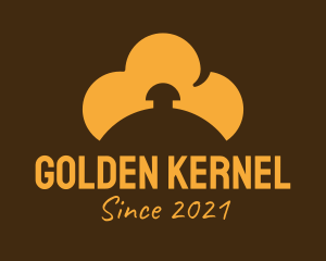 Golden Chef Hat  logo design