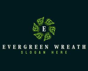 Wellness Leaf Waves logo design