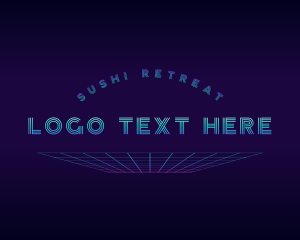 Generic Neon Retro logo design