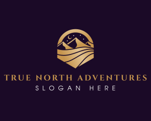 Adventure Desert Moon logo design