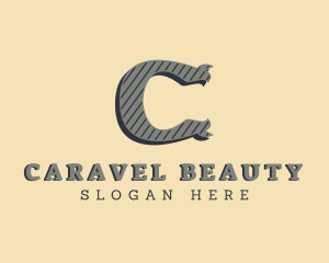 Antique Tailoring Brand Letter C logo design