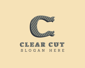 Antique Tailoring Brand Letter C logo design