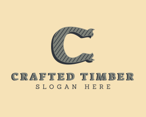 Antique Tailoring Brand Letter C logo design