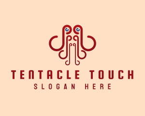 Octopus Seafood Tentacle logo