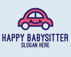 Smiling Small Car logo design