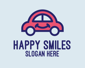 Smiling Small Car logo design