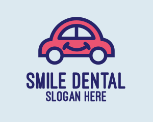 Smiling Small Car logo design