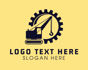 Industrial Construction Excavator logo