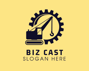 Industrial Construction Excavator logo