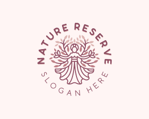 Nature Woman Tree logo design