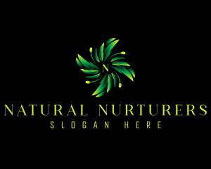 Leaves Plant Boutique logo design