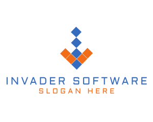 Pixel Arrow Software logo design