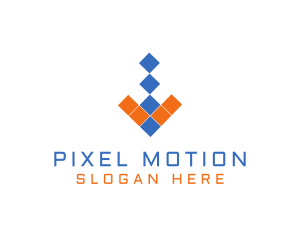 Pixel Arrow Software logo design