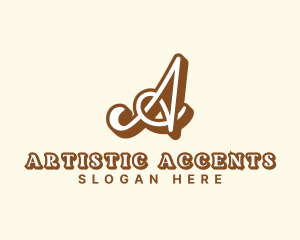 Artist Cursive Calligraphy logo design