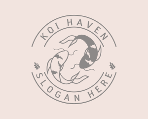 Koi Fish Pet logo