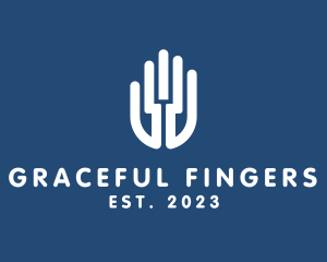 Circuit Hand Tech logo design