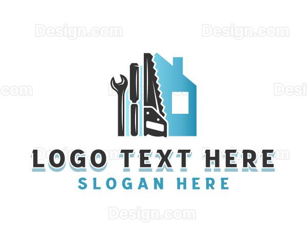 Home Construction Tools Logo