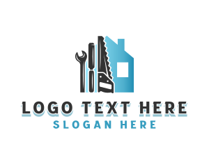 Home Construction Tools Logo