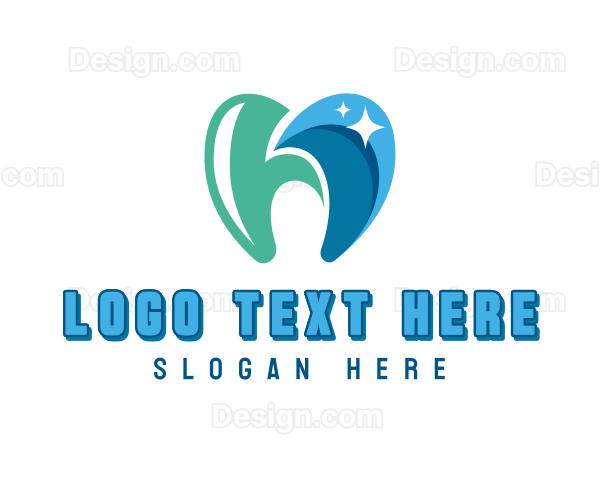 Tooth Dental Hygienist Logo