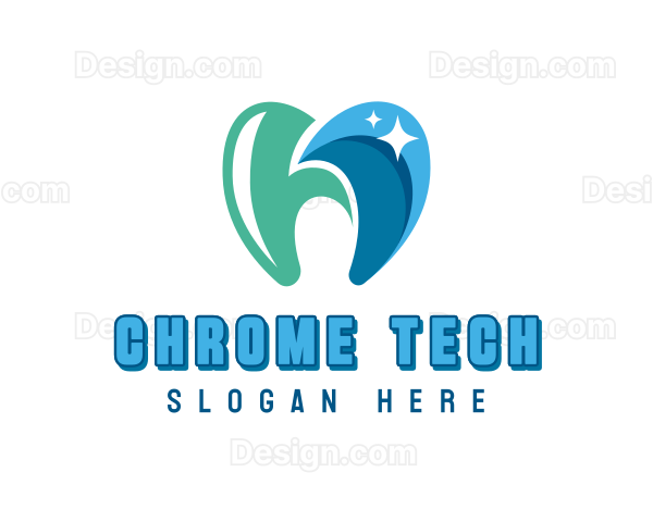 Tooth Dental Hygienist Logo