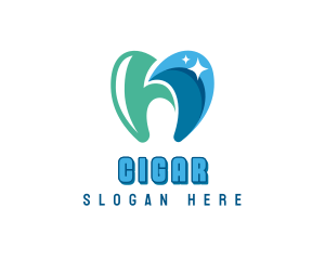 Tooth Dental Hygienist Logo