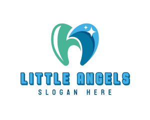 Tooth Dental Hygienist logo