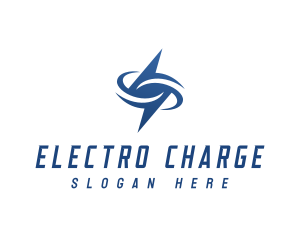 Energy Lightning Bolt logo design