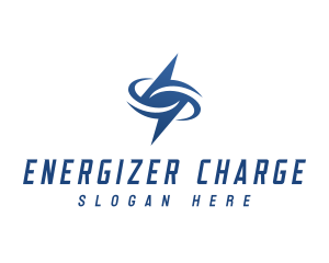 Energy Lightning Bolt logo design