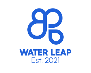 Blue Cloud Water logo design