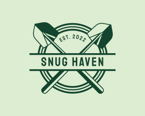 Shovel Farming Garden Logo